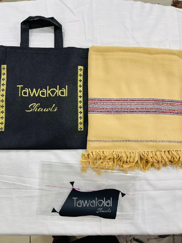 Tawakkal Fabric 01 Piece Shawls Collection - D-04 Stylish Oversized Wool Shawl