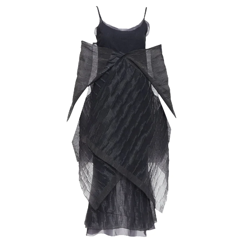 Romeo Gigli wool blend crinkled dress sheer shawl Lightweight Silk Shawl
