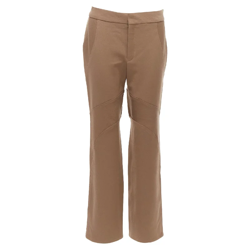 Marni virgin wool blend curved panelled trousers Trousers versatile functional