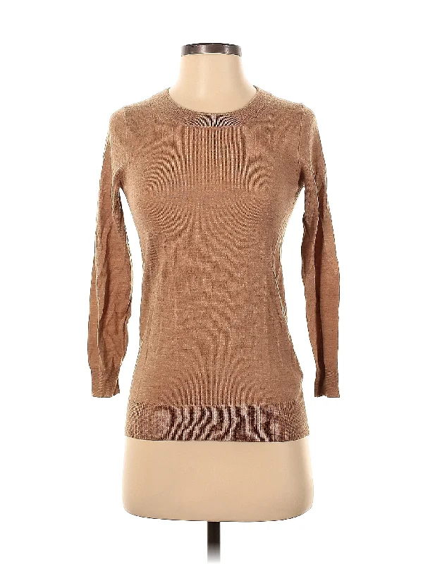 Wool Pullover Sweater Boat Neck Sweater