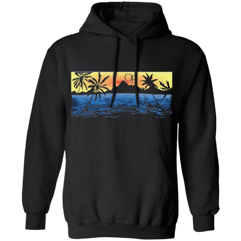 Night Beach Fleece Hoodie Hoodie Sweatshirt Pullover