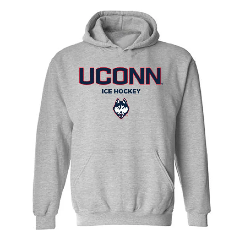 UConn - NCAA Women's Ice Hockey : Tia Chan - Classic Shersey Hooded Sweatshirt Hoodie with Rolled Sleeves Casual Relaxed UConn - NCAA Women's Ice Hockey : Tia Chan - Classic Shersey Hooded Sweatshirt Hoodie with Rolled Sleeves Casual Relaxed