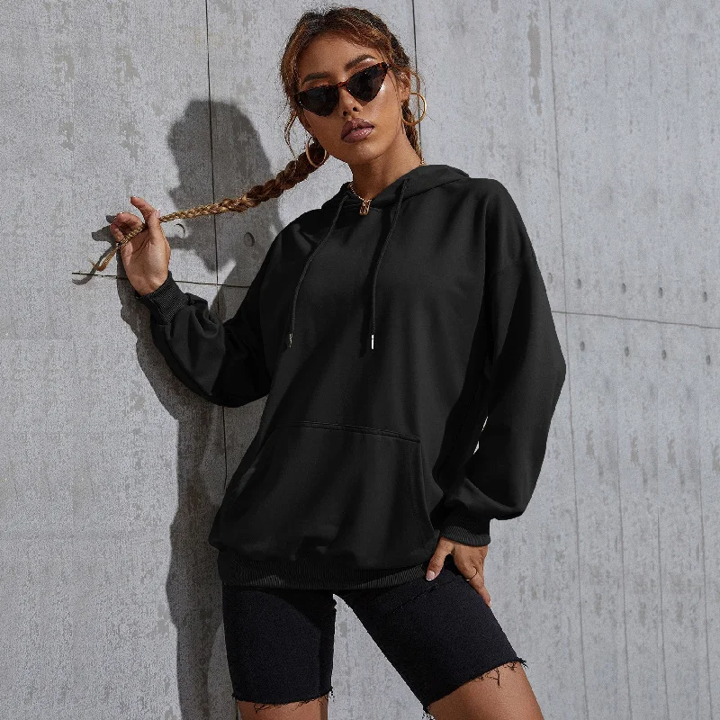IKEARLAX popular new autumn and winter solid color leisure sports hoodie 2025 New Popular trade women's hooded sweater printed LOGO Hoodie with Stripes Bold Sporty IKEARLAX popular new autumn and winter solid color leisure sports hoodie 2025 New Popular trade women's hooded sweater printed LOGO Hoodie with Stripes Bold Sporty