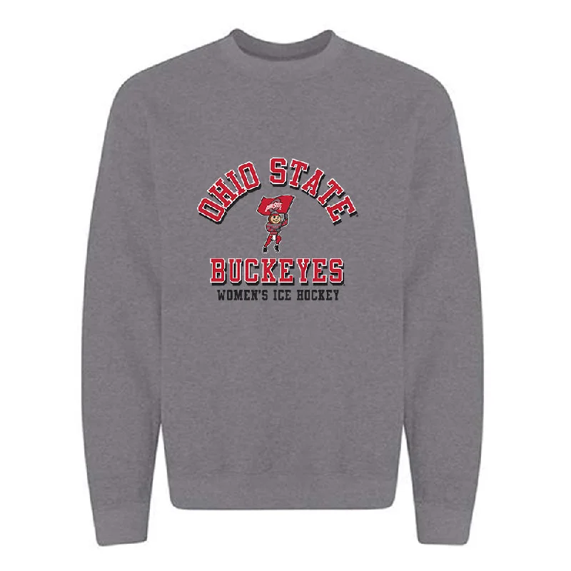 Ohio State - NCAA Women's Ice Hockey : Emily Zumwinkle - Classic Shersey Crewneck Sweatshirt Hoodie with Relaxed Fit Easy Casual Ohio State - NCAA Women's Ice Hockey : Emily Zumwinkle - Classic Shersey Crewneck Sweatshirt Hoodie with Relaxed Fit Easy Casual