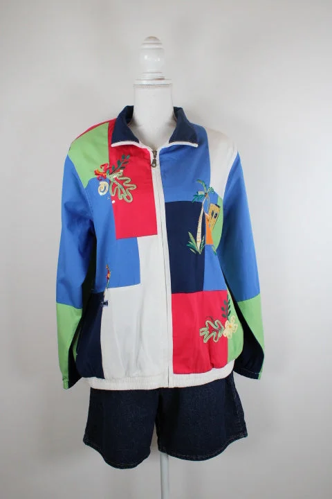 Vintage Koret Jacket (M) Knit Jacket Woven Jacket Fleece Jacket