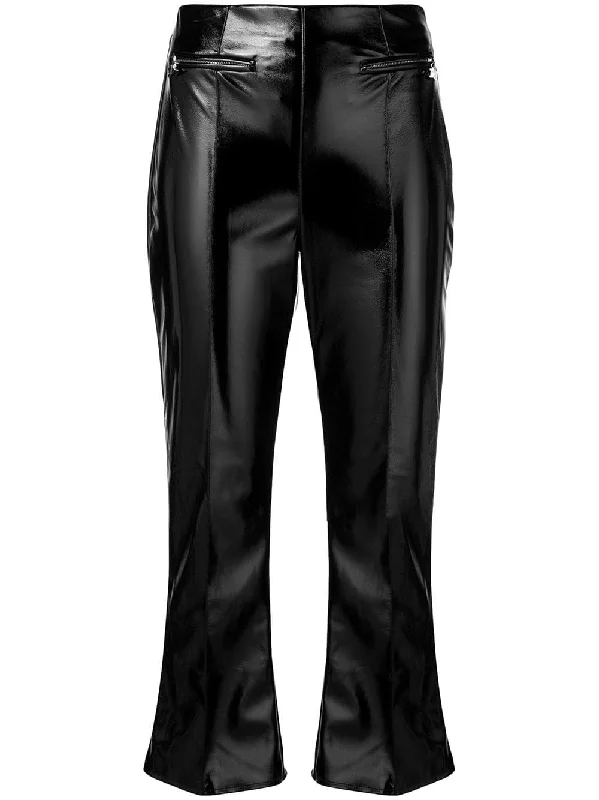 faux vinyl trousers Trousers Seasonal Trendy