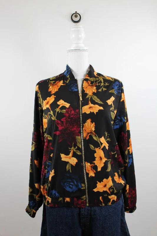 Vintage Susan Graver Jacket (XS) Zip Front Button Front Snap Front