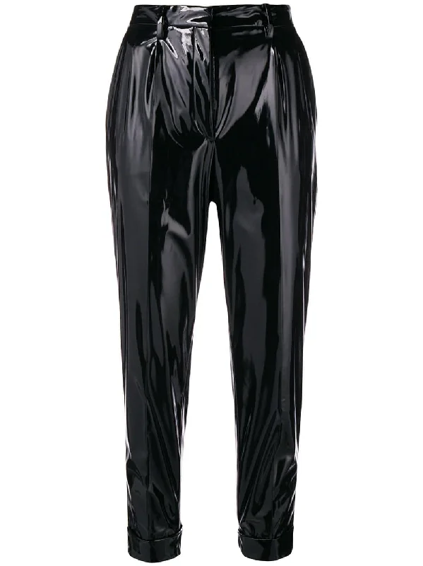 vinyl slim trousers Trousers Trousers Formal