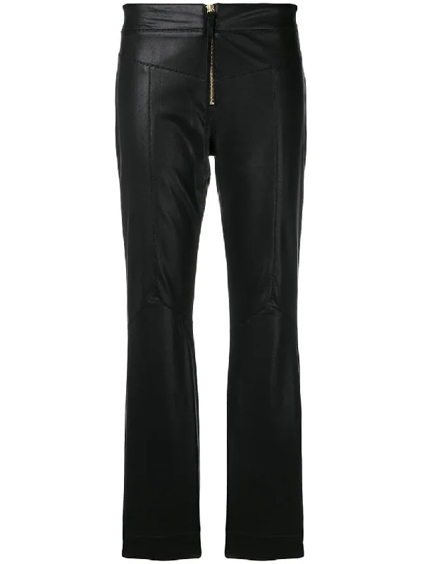 flared biker trousers Trousers Denim Blue