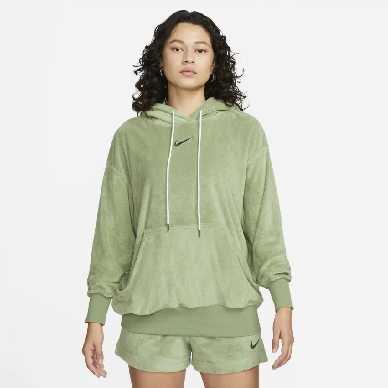 Women's Nike Sportswear Oversized Terry Pullover Hoodie Hoodie with Hem Fringe Bohemian Relaxed Women's Nike Sportswear Oversized Terry Pullover Hoodie Hoodie with Hem Fringe Bohemian Relaxed