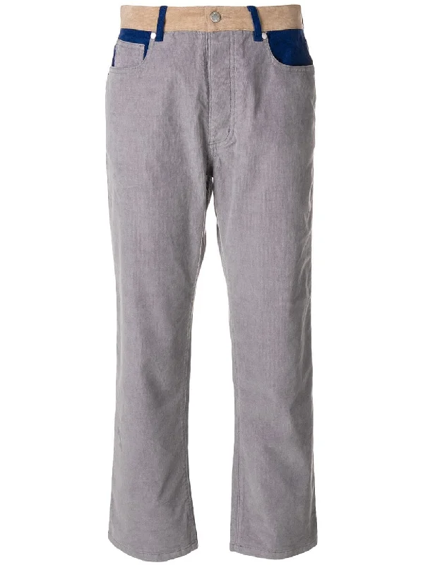 Boyish Velours cropped trousers Trousers Modern Contemporary