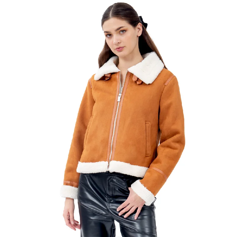 CHAMARRA PARA MUJER SUEDE AVIATOR JACKET FOREVER 21 Jersey Jacket Tulle Jacket Batik Jacket