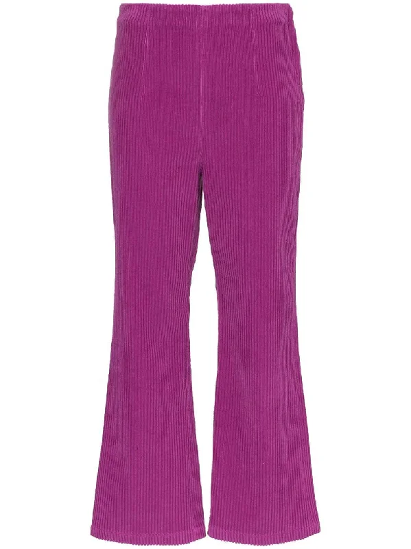Lucy high waist corduroy trousers Trousers cozy soft