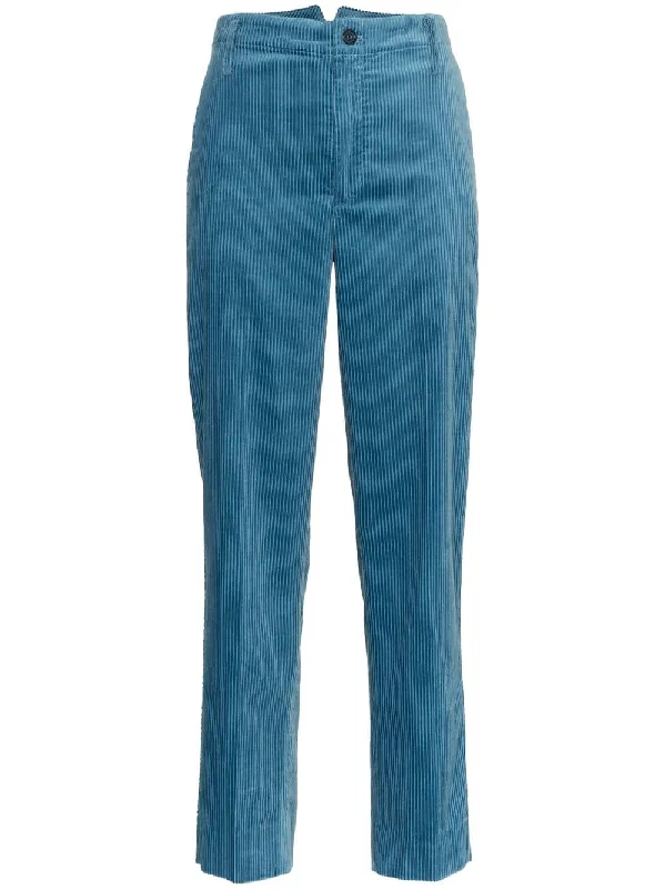 wide leg corduroy cotton chino trousers Skinny Trousers Denim Stretchy
