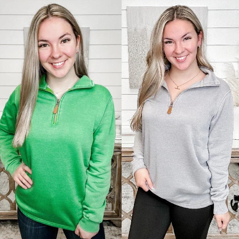 Stay in This Forever Quarter Zip Sweatshirt - 3 colors! Hoodie with Relaxed Fit Easy Casual