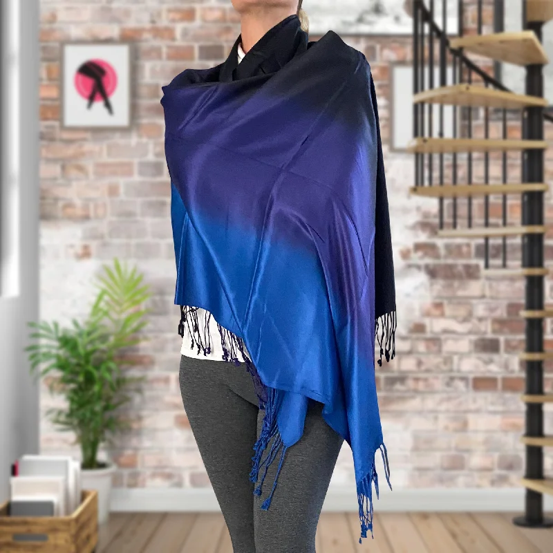 Fashion Tight Multicolour Shawls Stylish Chunky Wool Shawl