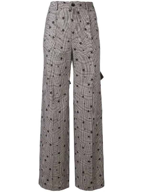 star embellished trousers Trousers Striped Patterned