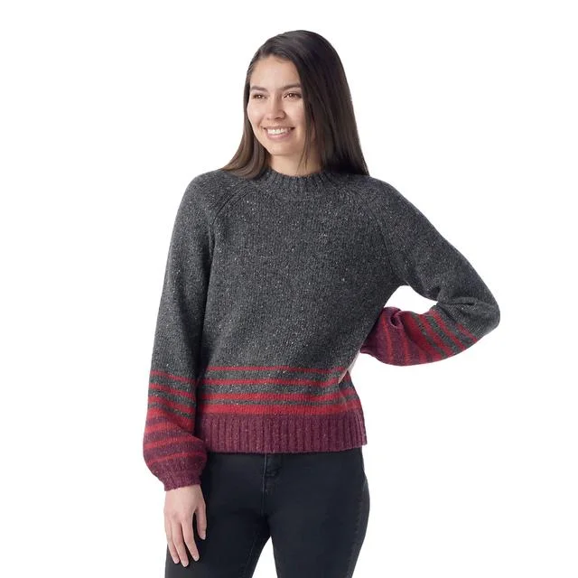 Cozy Lodge Ombre Sweater Fitted Slim Tailored