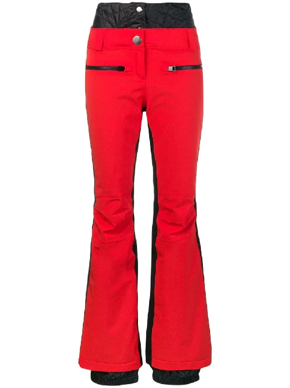 side stripe bootleg trousers Wide Leg Loose Fit Mid Waist