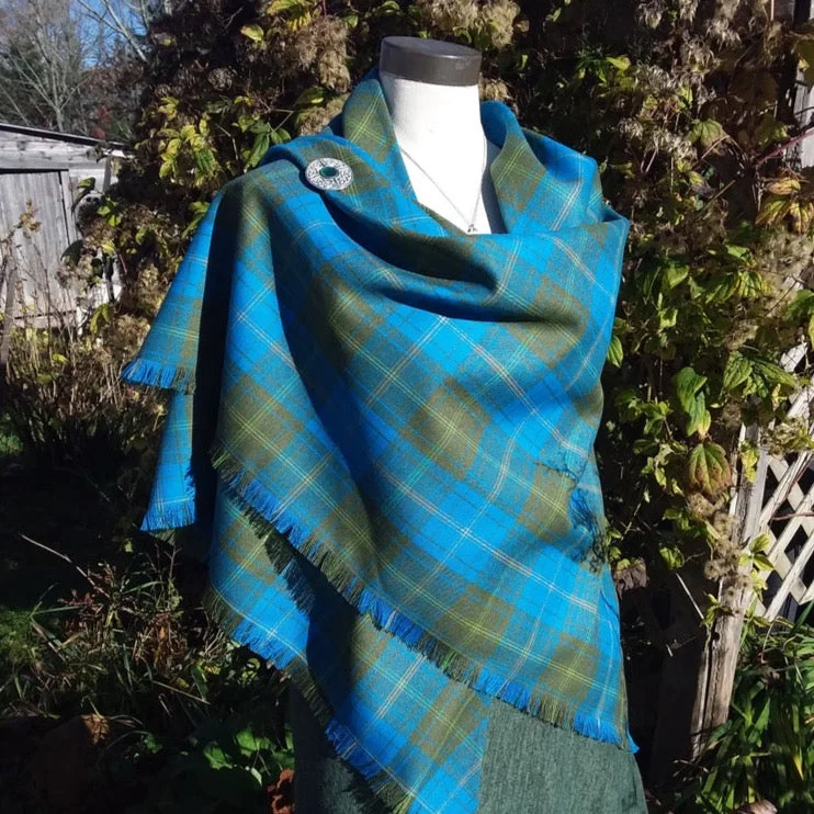 Full Shawl~ 100% Wool Speciality Tartan Soft Printed Shawl Wrap
