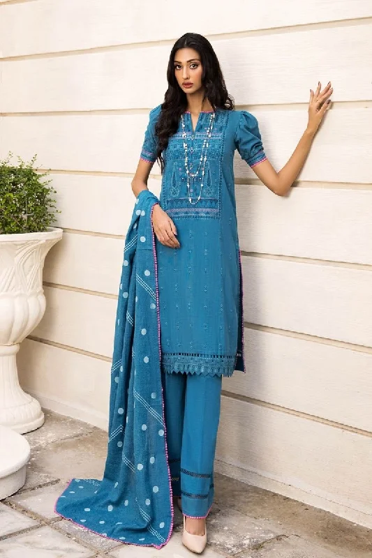 Gul Ahmed 3PC Pashmina Shawl Unstitched Digital Printed Khaddar Suit AP-22016 Trendy Embroidered Shawl Wrap