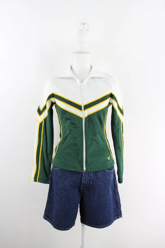 Vintage Varsity Jacket (S) Cotton Jacket Linen Jacket Terry Jacket