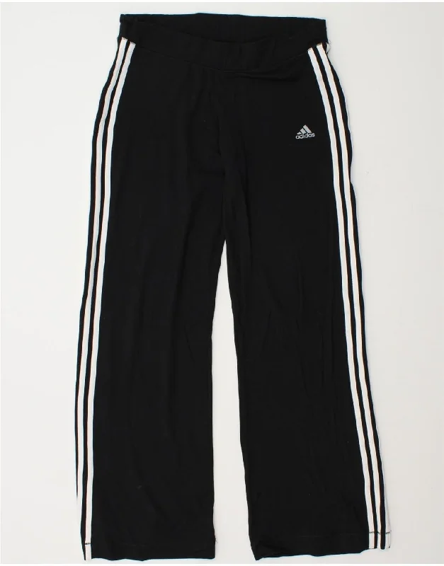 ADIDAS Womens Clima 365 Tracksuit Trousers UK 16 Large Black Trousers sophisticated sleek