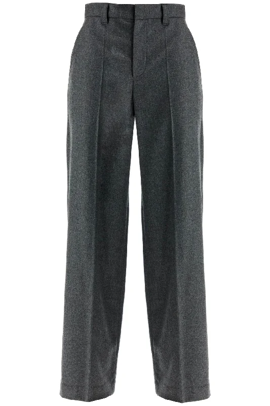 Brunello Cucinelli Women's Tailo Flannel Trousers For Trousers Exclusive Limited