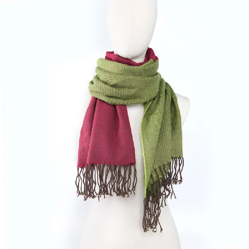 Women's Warm Scarf Cozy Shawl Soft Long Wrap for Fall and Winter Cozy Cashmere Shawl Throw