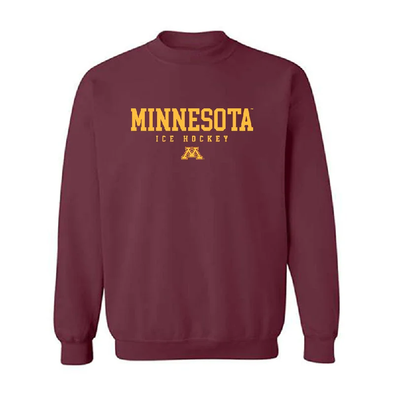 Minnesota - NCAA Women's Ice Hockey : Skylar Vetter - Classic Shersey Crewneck Sweatshirt Hoodie with Tied Waist Feminine Flattering Minnesota - NCAA Women's Ice Hockey : Skylar Vetter - Classic Shersey Crewneck Sweatshirt Hoodie with Tied Waist Feminine Flattering