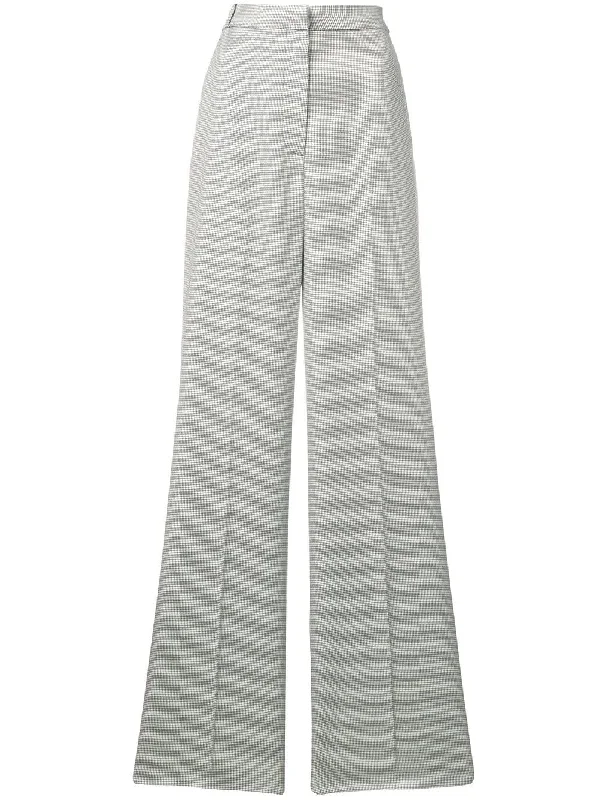 two-tone flared trousers Trousers Custom Made