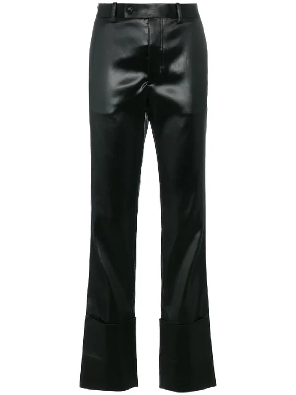 lacquered extreme turn up trouser Trousers cozy comfortable