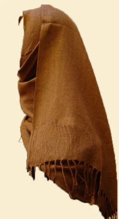Linen/Cotton Shawls (Plain Colors) - Model 61003 Elegant Silk Shawl Scarf