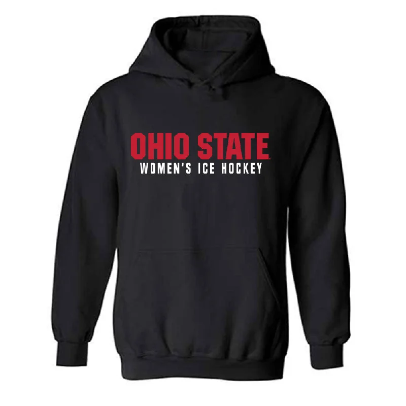 Ohio State - NCAA Women's Ice Hockey : Jenna Buglioni - Classic Shersey Hooded Sweatshirt Hoodie with Full-Zip Functional Layering Ohio State - NCAA Women's Ice Hockey : Jenna Buglioni - Classic Shersey Hooded Sweatshirt Hoodie with Full-Zip Functional Layering