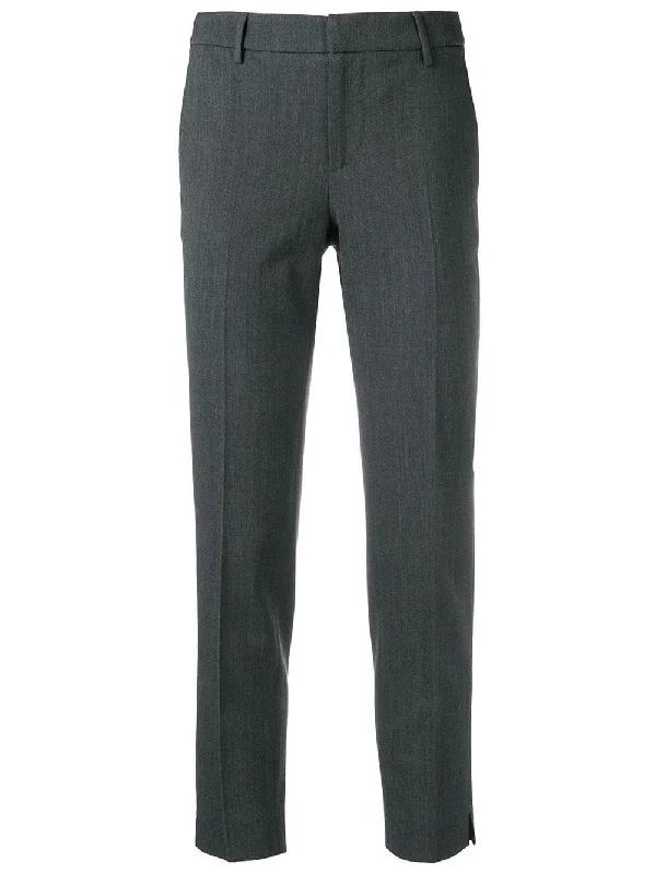 plain tailored suit trousers Trousers cozy soft