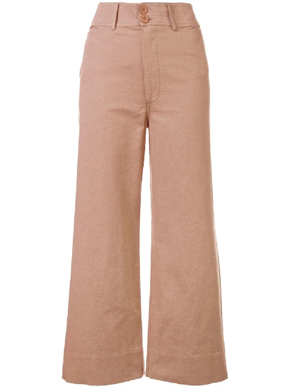 flared tailored trousers Trousers Cargo pockets
