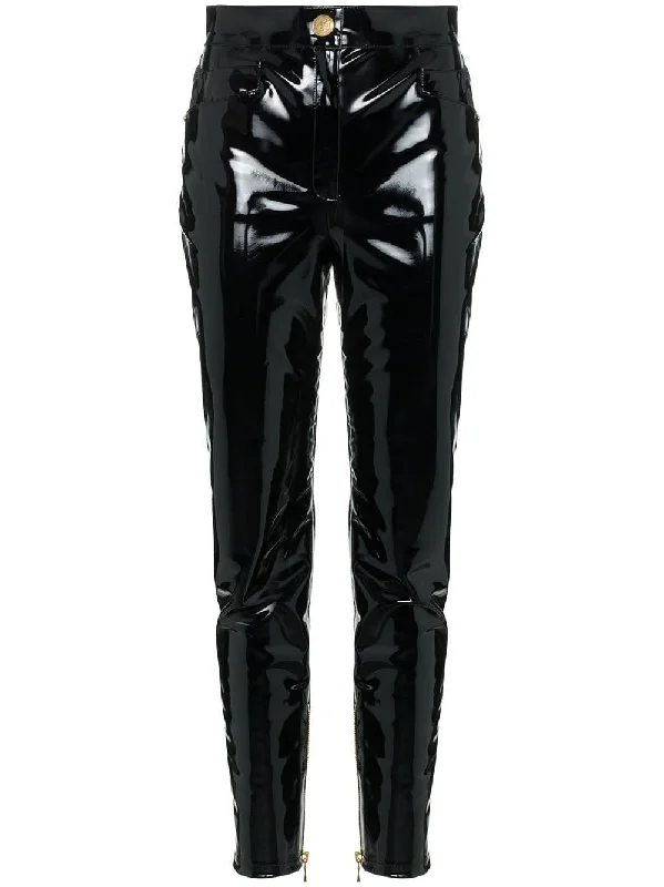 skinny vinyl trousers Trousers Canvas Durable