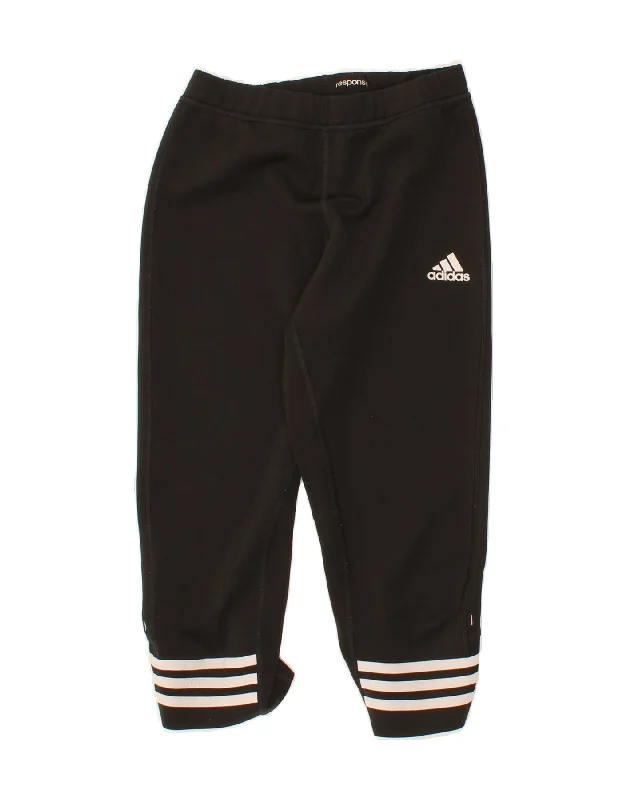 ADIDAS Womens Response Capri Tracksuit Trousers UK 8 Small  Black Trousers luxurious premium