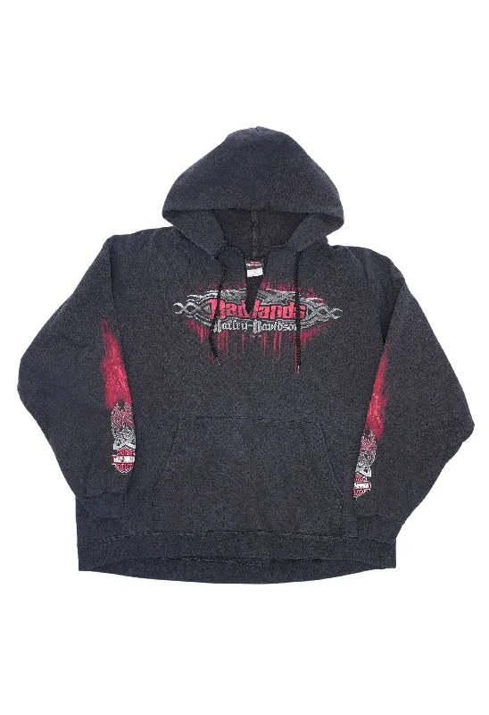 Badlands Harley Davidson Hoodie Hoodie with Illustration Artistic Creative