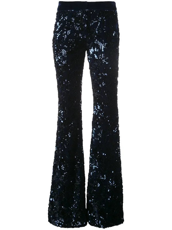 sequin embellished trousers Trousers Canvas Durable