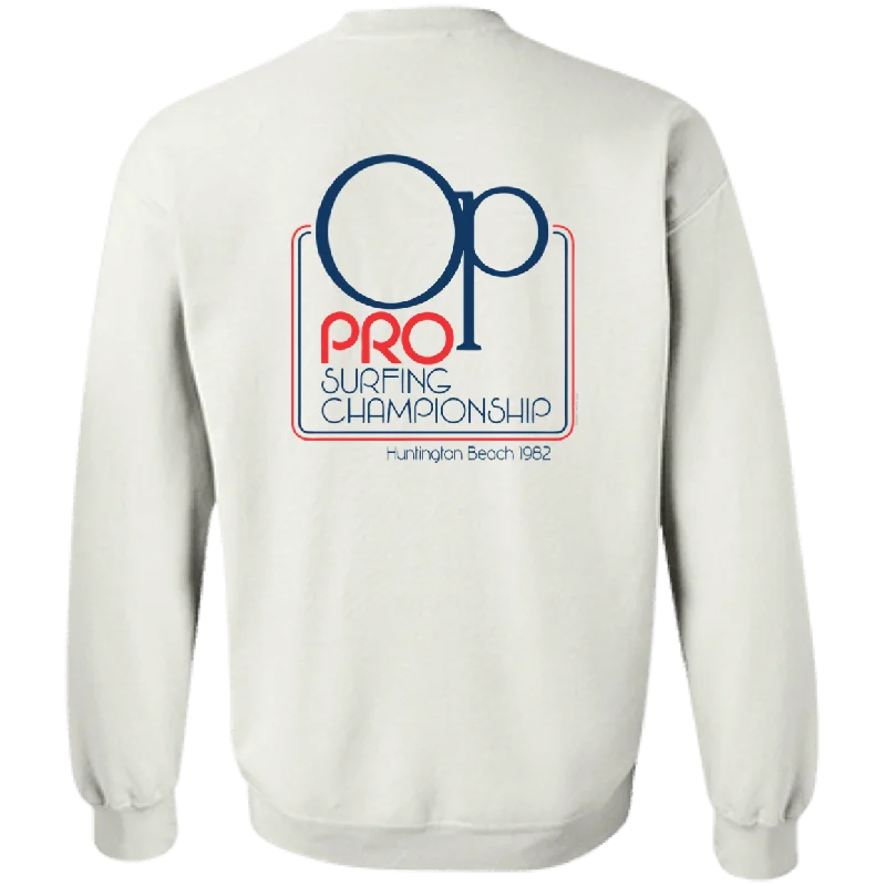 OP Pro 1982 Flip Print Sweatshirt Hoodie with Velcro Closure Adjustable Secure