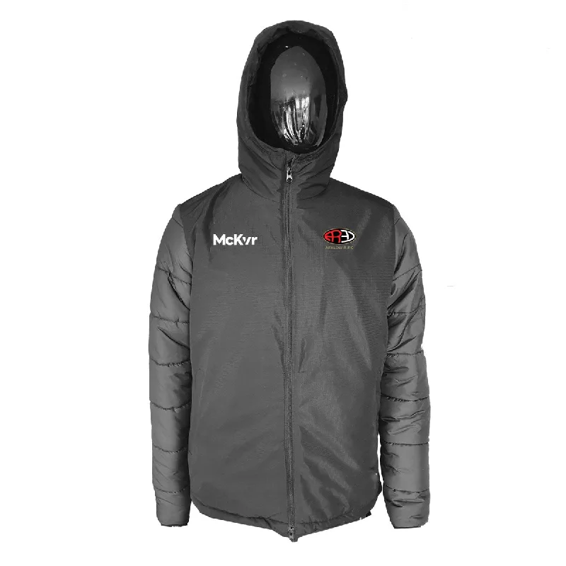 Mc Keever Arklow RFC Core 22 Stadium Jacket - Adult - Black Plaid Jacket Tartan Jacket Houndstooth Jacket Mc Keever Arklow RFC Core 22 Stadium Jacket - Adult - Black Plaid Jacket Tartan Jacket Houndstooth Jacket