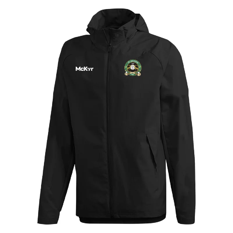 Mc Keever Hertfordshire GAA Core 22 Rain Jacket - Adult - Black Zippered Front Buttoned Front Snap Front Mc Keever Hertfordshire GAA Core 22 Rain Jacket - Adult - Black Zippered Front Buttoned Front Snap Front
