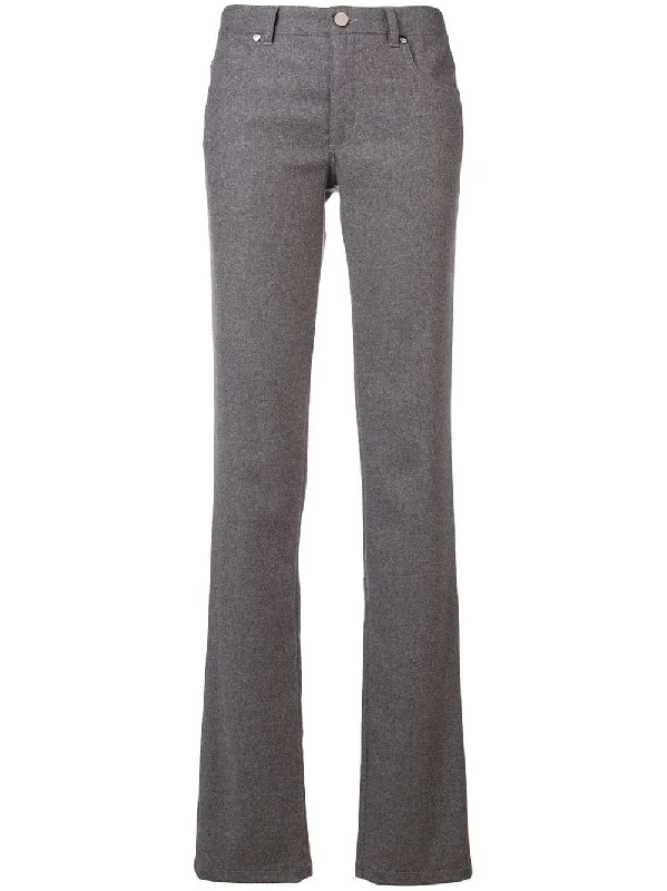 slim bootleg trousers Trousers Business Professional