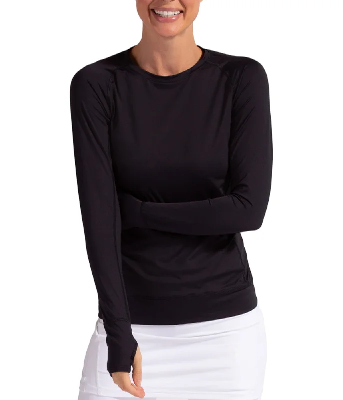 BloqUV Women's UPF 50+ Sun Protection Pullover Top Fine Merino Wool