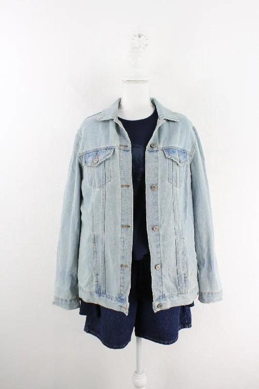 Vintage Boomboom Jeans Jacket (M) Nylon Jacket Polyester Jacket Spandex Jacket