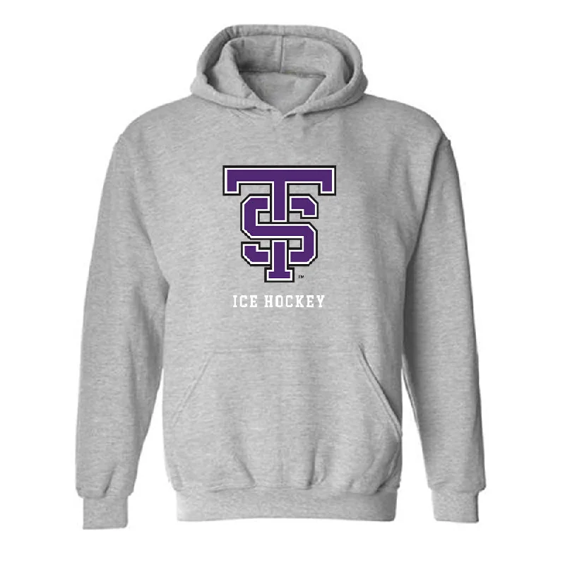 UST - NCAA Women's Ice Hockey : Calla Frank - Hooded Sweatshirt Hoodie with Applique Textured Unique