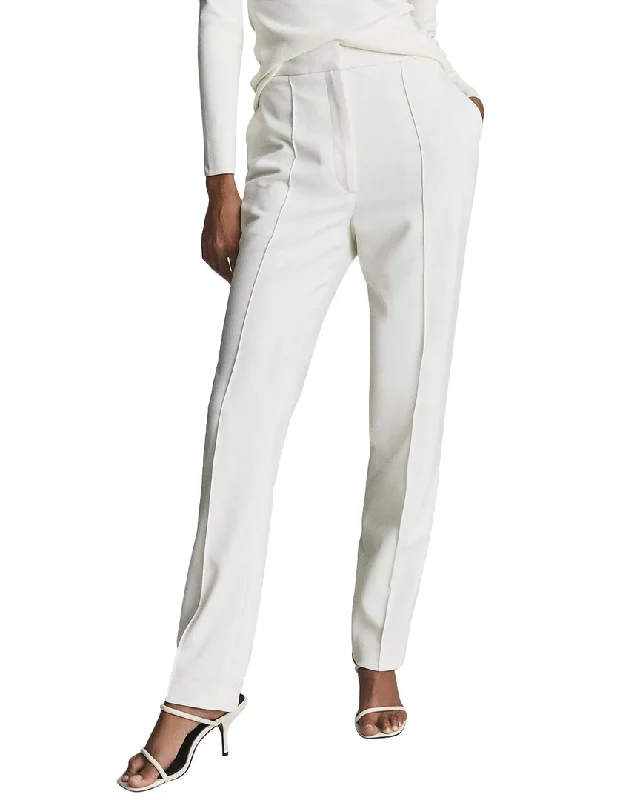 Reiss Devon Tux Detail Trouser Trousers Bridal Satin