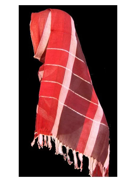 Patterned Linen Shawls - Model 5002 Soft Cashmere Shawl Wrap