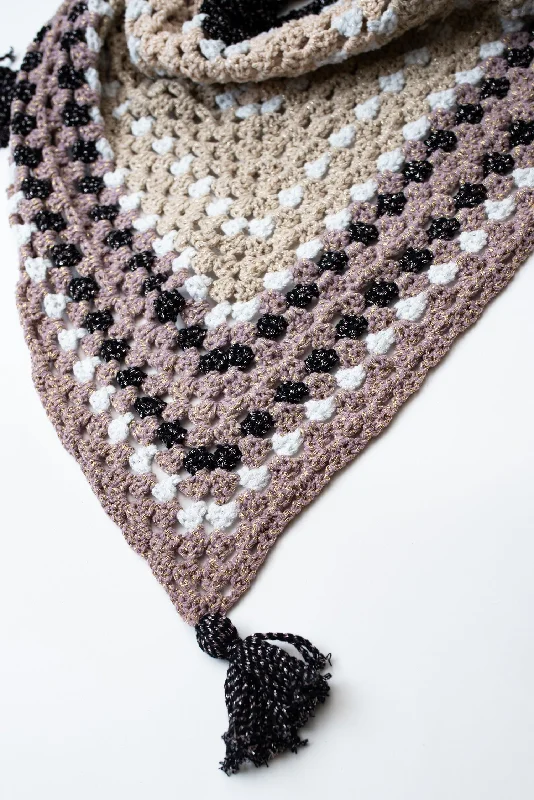 Monaco Shawl (Crochet) Warm Woolen Shawl Wrap